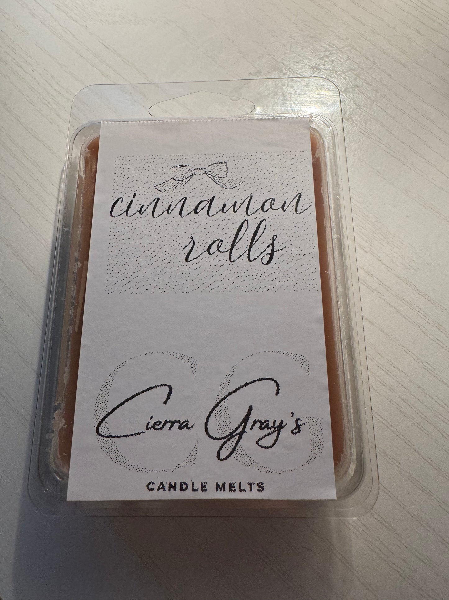 cinnamon rolls wax melt